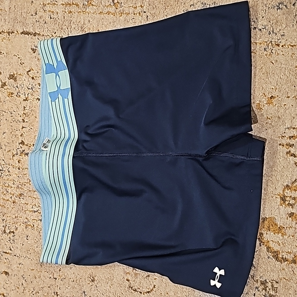 Under Armour Women's Navy Compression Shorts